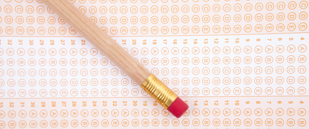 Standardized ACT Test Sheet